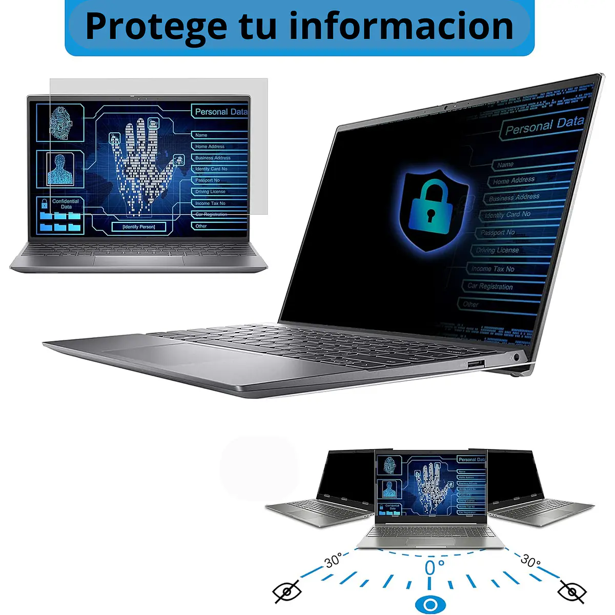 upscreen Privacy Schermbeschermer voor Dell Precision 7680 Non-Touch - Screen Protector Anti-Spy, Antikras, Anti-Vingerafdruk