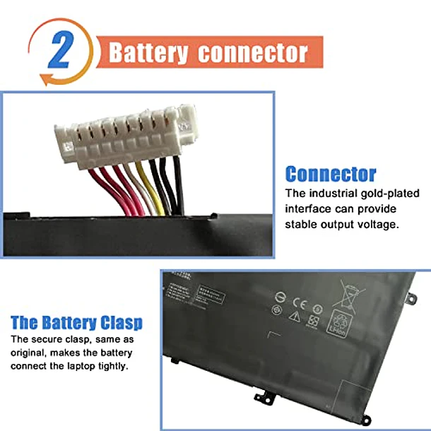 Batería Compatible para ASUS ZenBook 13, Flip S13, VivoBook S14, C41N1904 67Wh C41N1904-1- COPIA 3