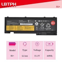 Batería de Repuesto 81+ para Lenovo ThinkPad T420i T420s T430S Series 11.1V 44Wh - LBTECH
