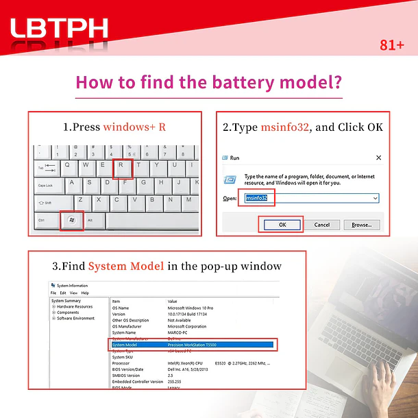 Batería de Repuesto 81+ para Lenovo ThinkPad T420i T420s T430S Series 11.1V 44Wh - LBTECH 6