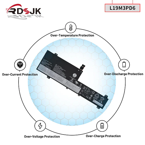 Batería de Repuesto L18C4P71 para Lenovo IdeaPad Flex 5-14IIL05 5-14ITL05 5-14ARE05 5-14ALC05 5-15IIL05 5-15ITL05 5-15ALC05 6