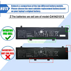 Batería de Repuesto C41N2101 para ASUS ROG Zephyrus G14 GA402
