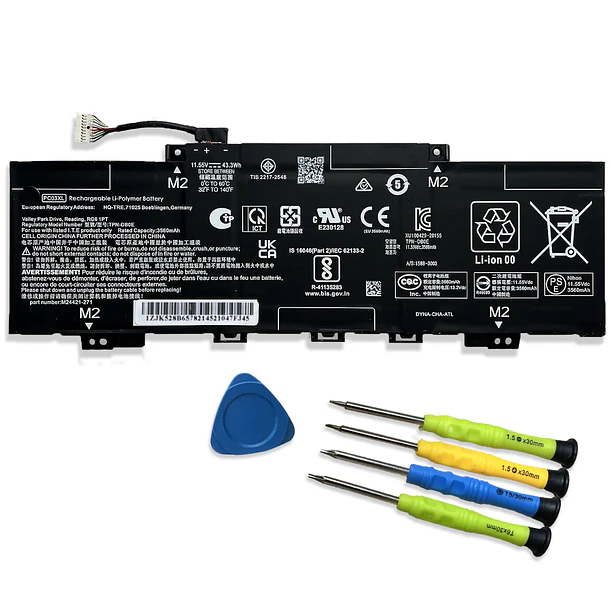 Batería de Repuesto PC03XL para HP Pavilion X360 14 15 14-DW/DY/BA/CD 15-ER HSTNN-OB1W M24421-271/AC1 M24648-005 1