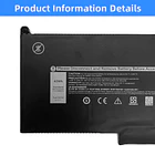 Batería de Repuesto 0G74G para Dell Latitude 5300 2-in-1 5310 7300 7400 Series Notebook OG74G - NBULBL 3