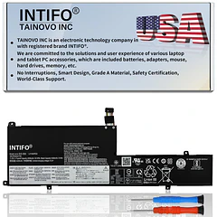Batería de Repuesto L21M3PE0 para Lenovo IdeaPad Flex 5-14IAU7 5-14ALC7 5-14ABR8 5-14IRU8 5-16IAU7 5-16ALC7 5-16ABR8 - INTIFO