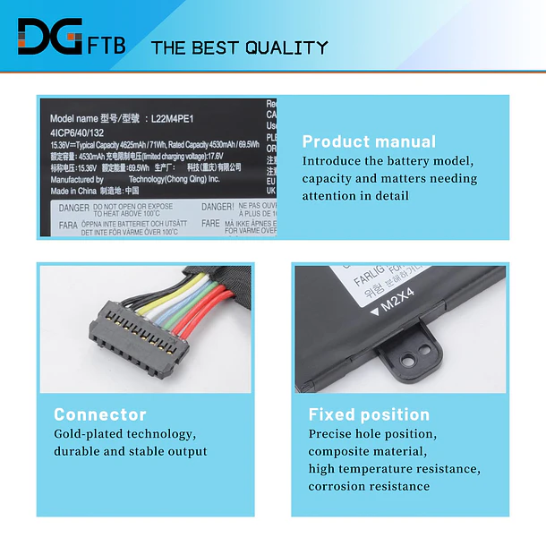 Batería de Repuesto L22M4PE1 para Lenovo ThinkBook 16 G6 ABP IRL G7 ARP IML G8 - DGFTB 2