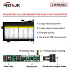 Batería de Repuesto K5XWW para Lenovo ThinkPad C13 Yoga 1st Gen Chromebook Ideapad Flex 5 4