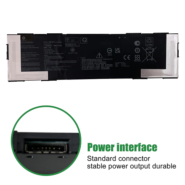 Batería de Repuesto C31N2205 para Asus Chromebook CX34 Flip CX3401 ExpertBook B3 B3404CVF Series Notebook - JIAZIJIA 3