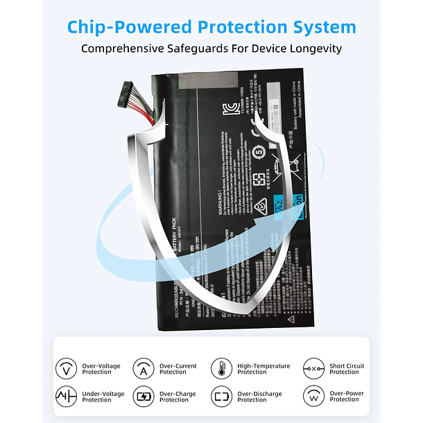 Batería de Repuesto GK5KY para Gigabyte P56XT P56XTv7-DE022T P56XTv7-DE427T Tablet High Performance - Jbery 4