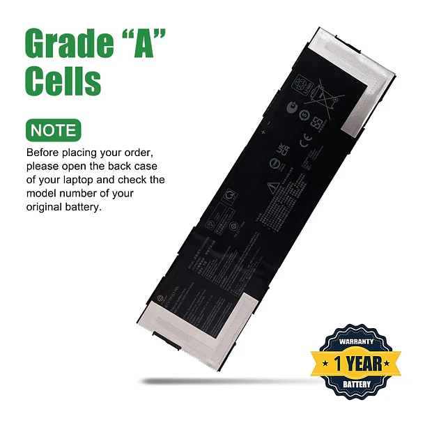 Batería de Repuesto C31N2205 para Asus Chromebook CX34 Flip CX3401 ExpertBook B3 B3404CVF Series Notebook - JIAZIJIA 4