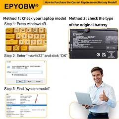 Batería de Repuesto L24X4PG5 para Lenovo ThinkPad E14 Gen 7 / ThinkPad E16 Gen 3 - EPYOBW