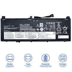 Batería de Repuesto L22M4PA1 para Lenovo Yoga 7 14IRL8 16ARP8 14ARP8 16IRL8 Yoga 7 2-in-1 - JOTACT