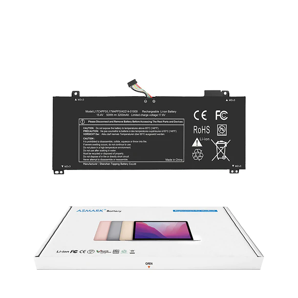 Batería de Repuesto L17C4PF0/L17M4PF0 para Lenovo Ideapad S530-13IML S530-13IWL Series Notebook 5B10R38649 L17M4PF0 5B10R38650 Laptop - ASMARK 1