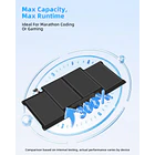 Batería de Repuesto HT03XL para MacBook Air 13 inch A1466(Mid 2012, Mid 2013, Early 2014, 3
