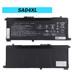 Batería de Repuesto SA04XL para HP Envy X360 15-DR 15-DR0010TX Series Notebook HSTNN-OB1F HSTNN-OB1G HSTNN-UB7U - Vvsialeek