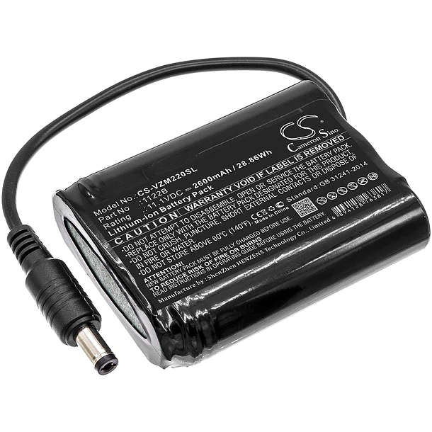 Batería de Repuesto CS-VZM220SL para Venture Heat ZMCB2200 MC-1645 1122B (11.1V) - Enyuly 1