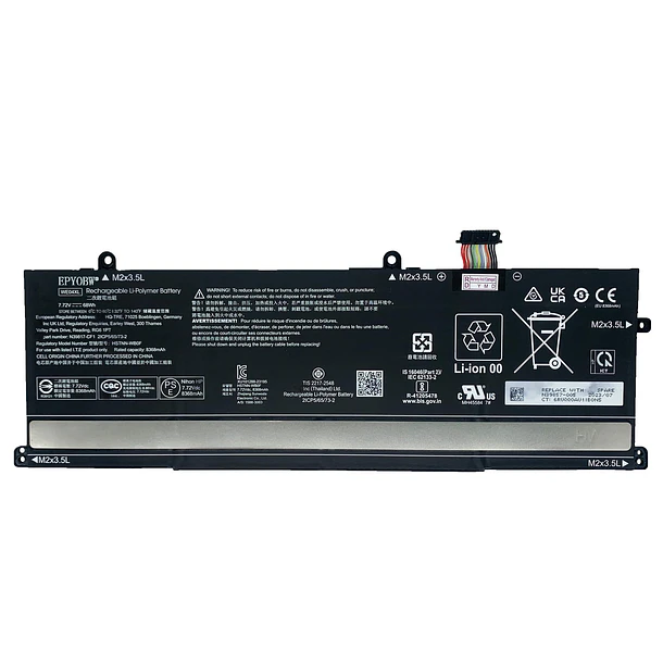 Batería de Repuesto WE04XL para diversos equipos compatibles según modelo WE04XL - EPYOBW 1