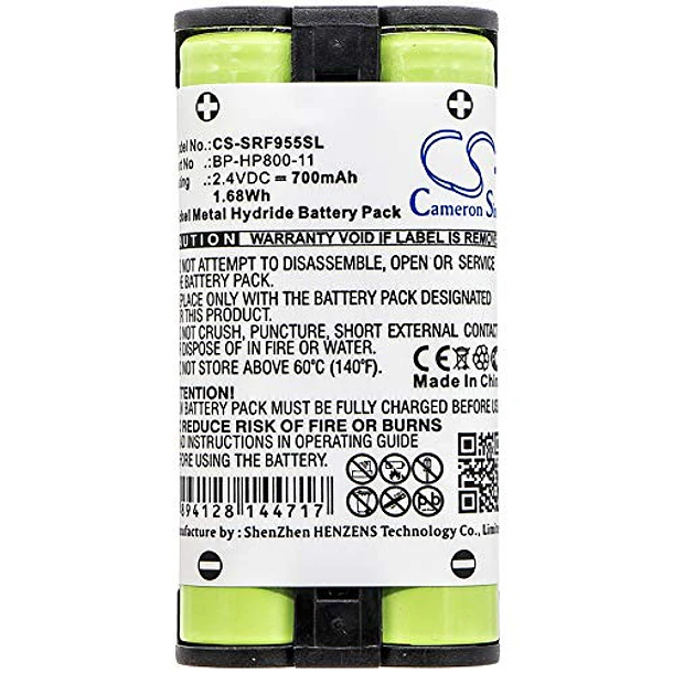 Batería de Repuesto SONY MDR-RF995, WH-RF400, MDR-RF995RK, para Sony MDR-RF995, WH-RF400, MDR-RF995RK, BP-HP800-11, - VI VINTRONS 3