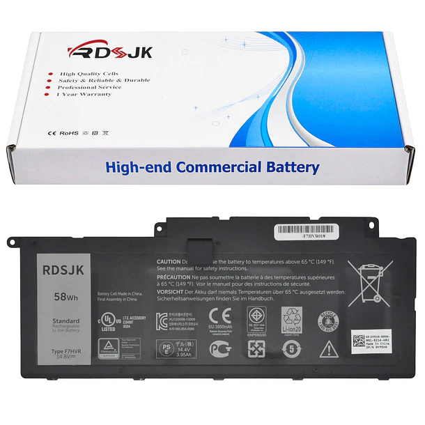 Batería de Repuesto WW8N8 para Dell Inspiron 15 7000 7537 7548 5547 7547 17 7000 1