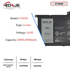 Batería de Repuesto WW8N8 para Dell Inspiron 15 7000 7537 7548 5547 7547 17 7000