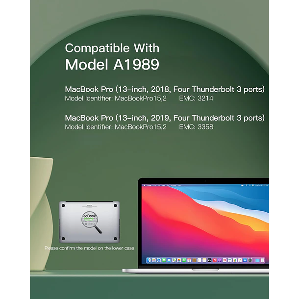 Batería de Repuesto A1964 para MacBook Pro A1989, 13-Inch, 2018-2019 - SeaPlant 2