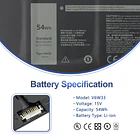 Batería de Repuesto V6W33 para Dell Inspiron 3510 3511 3515 5310 5410 2