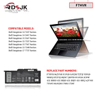 Batería de Repuesto WW8N8 para Dell Inspiron 15 7000 7537 7548 5547 7547 17 7000 3