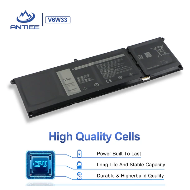 Batería de Repuesto V6W33 para Dell Inspiron 3510 3511 3515 5310 5410 4