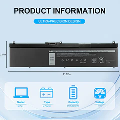 Batería de Repuesto C31N1636 para Dell Precision 7530 Precision 7730 Precision 7540 Precision 7740 Mobile - Bituoer NYFJH