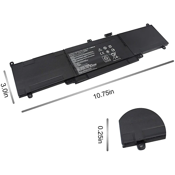 Batería de Repuesto C31N1339 para Asus ZenBook UX303UB UX303LN Q302L Q302LA Q302LG UX303 UX303L UX303LA 3