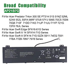Batería de Repuesto AP21B7Q para Acer Predator Triton 300 SE PT314 51S 51NZ 52ML 52X6 - JIAZIJIA 4