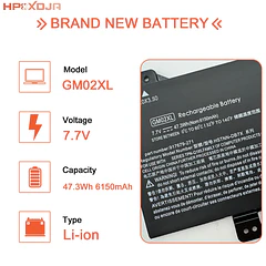 Batería de Repuesto GM02XL para HP Chromebook X360 11 G1 Chromebook 14 G5 14-CA000NA 11 - HPXXDJA