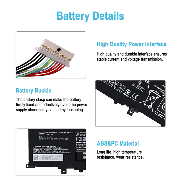 Batería de Repuesto RX03XL para HP EliteBook 640 630 660 645 G11 ProBook 440 445 - TAICROWNE 3