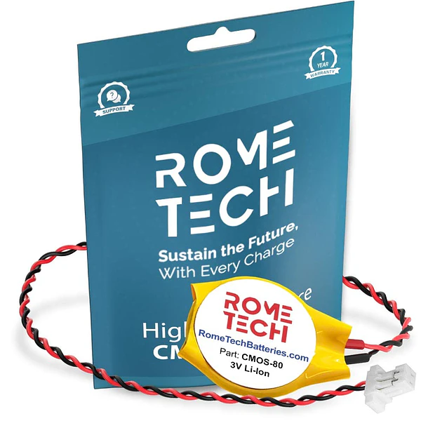 Batería CMOS RTC de Repuesto CR2032 para diversos equipos compatibles según modelo CR2032 - Rome Tech 1