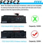 Batería de Repuesto PS0104UA1BRS para Dynabook U30 / Tecra A40-J/Tecra A50-J Series 41CP5/63/71 15.4V - FCZFCZ 3