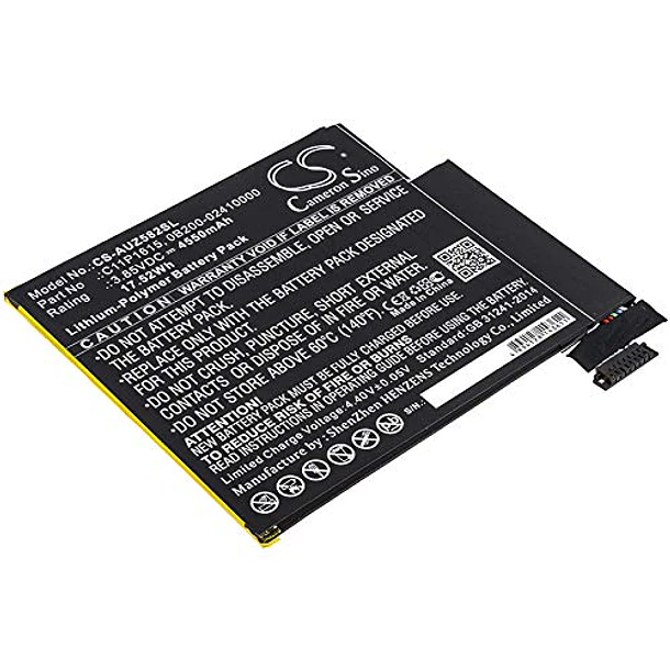 Batería de Repuesto CS-AUZ582SL para ASUS Zenpad Z8S P00J ZT582KL 0B200-02410000 C11P1615 Battery - BORNMIO 1