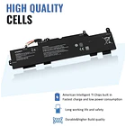 Batería de Repuesto para Hp EliteBook 730 735 740 745 755 830 840 846 - KingSener ETESBAY 3