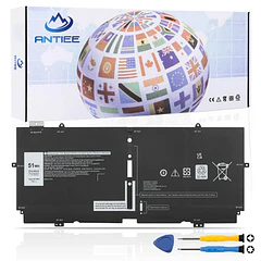 Batería de Repuesto 52TWH para Dell XPS 13 7390 2-in-1 Series - ANTIEE