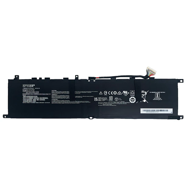 Batería de Repuesto 7FMXV para MSI GP66 GP76 Leopard 10UE 10UG 10UH 11UE 11UG 11UH - EPYOBW 1