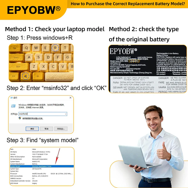 Batería de Repuesto L24M4PC1 para Lenovo Legion 9 18IAX10 / Pro 7-16IAX10H 7-16AFR10H 7-16ADR10H Series - EPYOBW 2