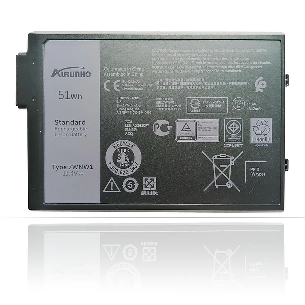 Batería de Repuesto 7WNW1 para Dell Latitude 5424 5420 Rugged Extreme P85G P86G P137G P137G001 - AURUNHO 1