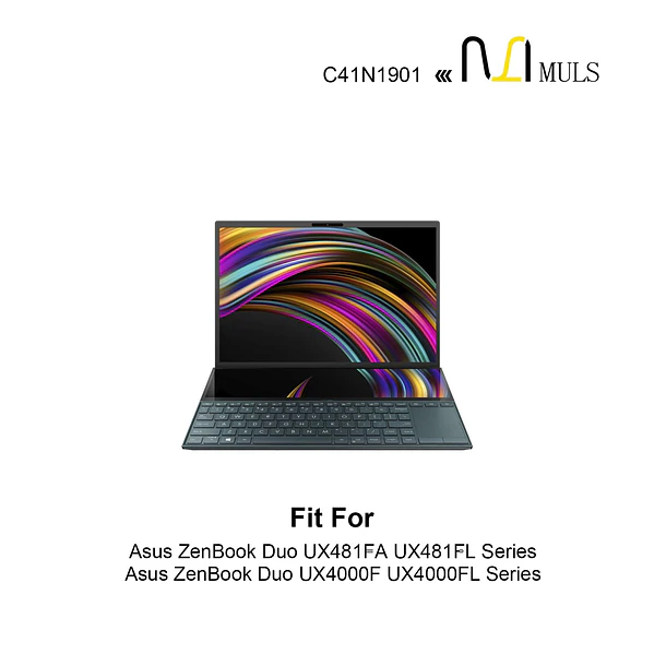 Batería de Repuesto DXGH8 para Asus ZenBook Duo UX481FA UX481FL UX4000F - MULS 3