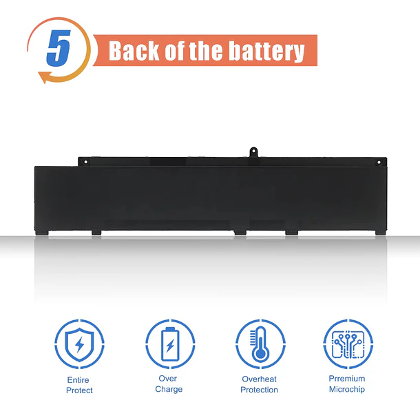 Batería de Repuesto MV07R para Dell G3 15 3500 3590 3700 3790 G5 15 5500 - ASODI 6