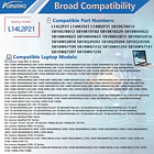 Batería de Repuesto JPFMR para Lenovo Yoga 500-15IBD 500-15ISK 500-14IBD 500-14IHW IdeaPad 310S-14AST 310S-14ISK 310S-14AST 6