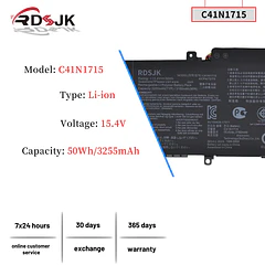 Batería de Repuesto WW8N8 para Asus Zenbook 13 UX331UA UX331UA-1A UX331UA-1E UX331UN UX331FN U3100FN U3100UN