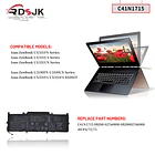 Batería de Repuesto WW8N8 para Asus Zenbook 13 UX331UA UX331UA-1A UX331UA-1E UX331UN UX331FN U3100FN U3100UN 3