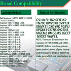Batería de Repuesto g91j0 para Dell Latitude 3320 3330 3420 3520 Insp 3510 3511 3515 - VVXQING 4