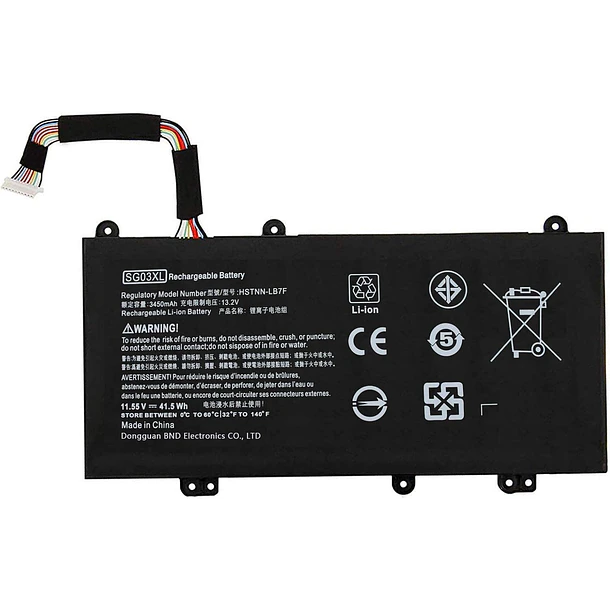 Batería de Repuesto SG03XL para HP Envy M7 Notebook M7-U009DX M7-U109DX 17T-U000 CTO 17-U273CL 17-U275CL - TAUPO 1