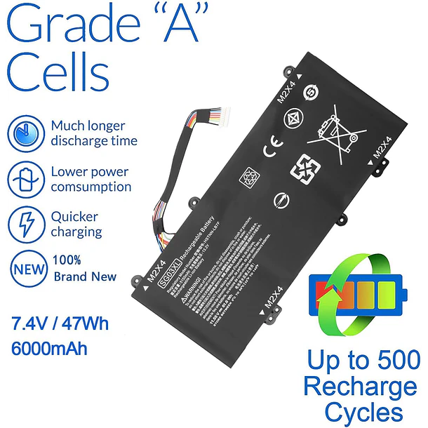 Batería de Repuesto SG03XL para HP Envy M7 Notebook M7-U009DX M7-U109DX 17T-U000 CTO 17-U273CL 17-U275CL - TAUPO 4