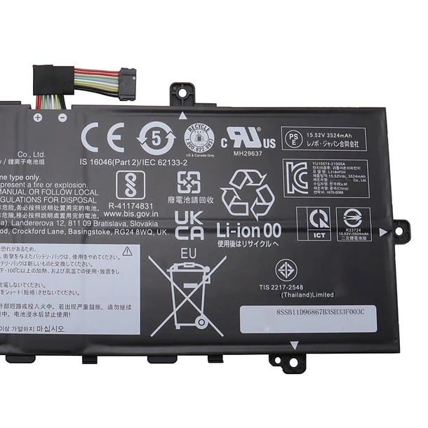 Batería de Repuesto L21B4PD0 para Lenovo ThinkBook 13s G4 ARB IAP/Plus G4 IRU / 13x - FCZFCZ 3